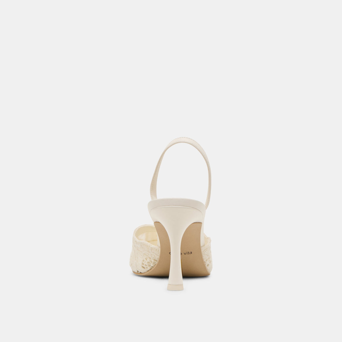 LARRA HEELS WHITE CROCHET | Dolce Vita