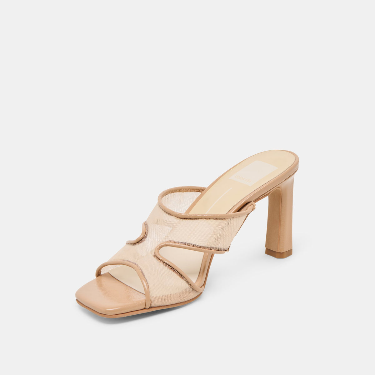 Gitel Light Tan Mesh Heels | Dolce Vita