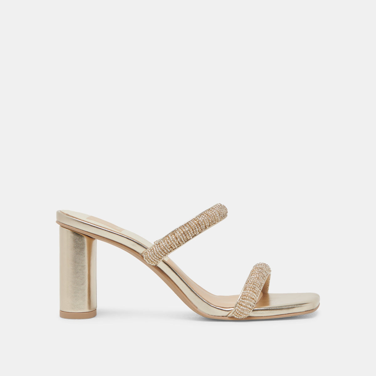 NOLAH HEELS GOLD MULTI BEADS | Dolce Vita