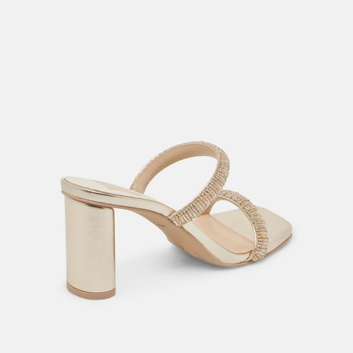 NOLAH HEELS GOLD MULTI BEADS | Dolce Vita