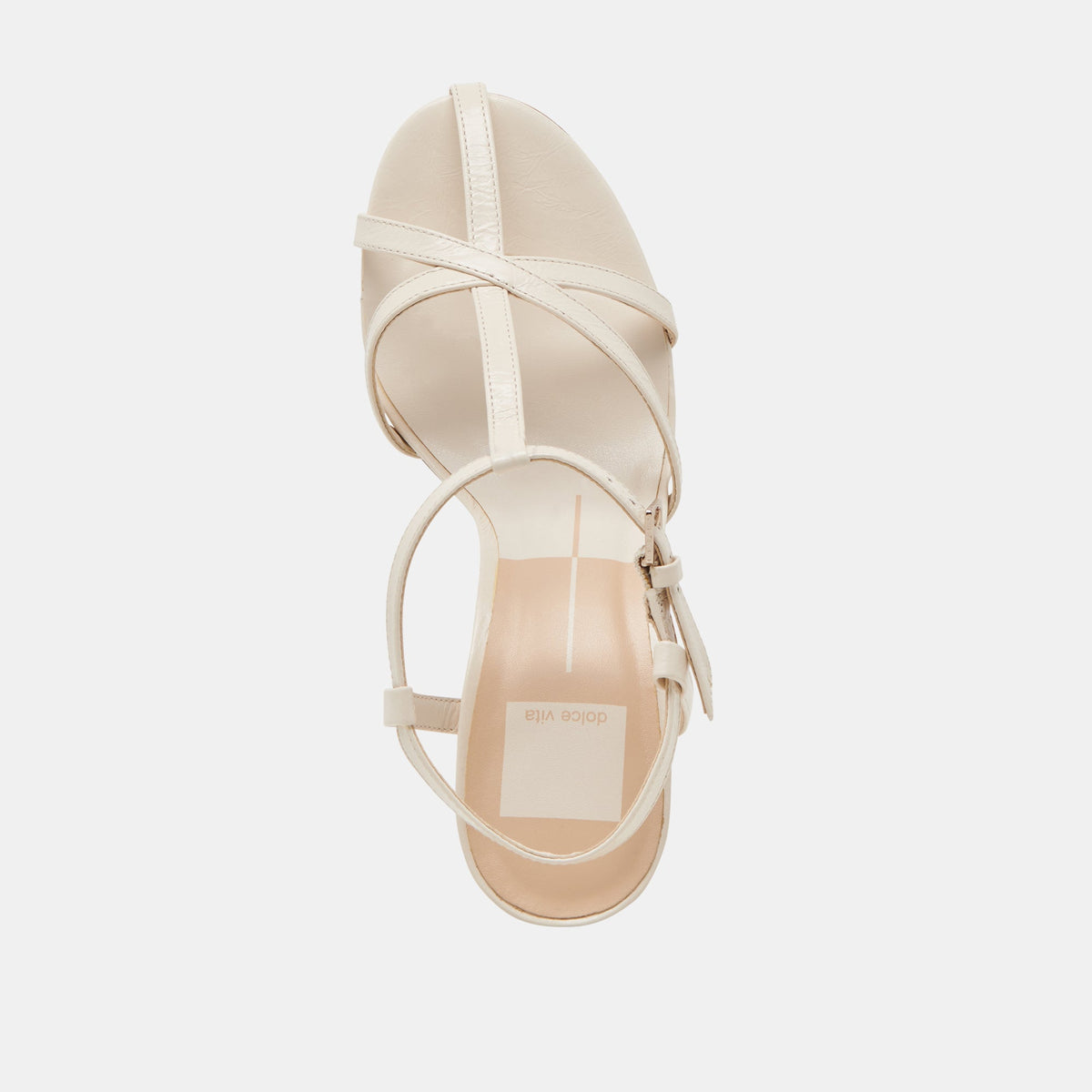 LIANE HEELS BONE CRINKLE PATENT | Dolce Vita