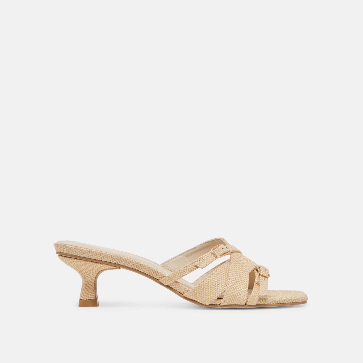 BRYANT HEELS NATURAL WOVEN RAFFIA | Dolce Vita