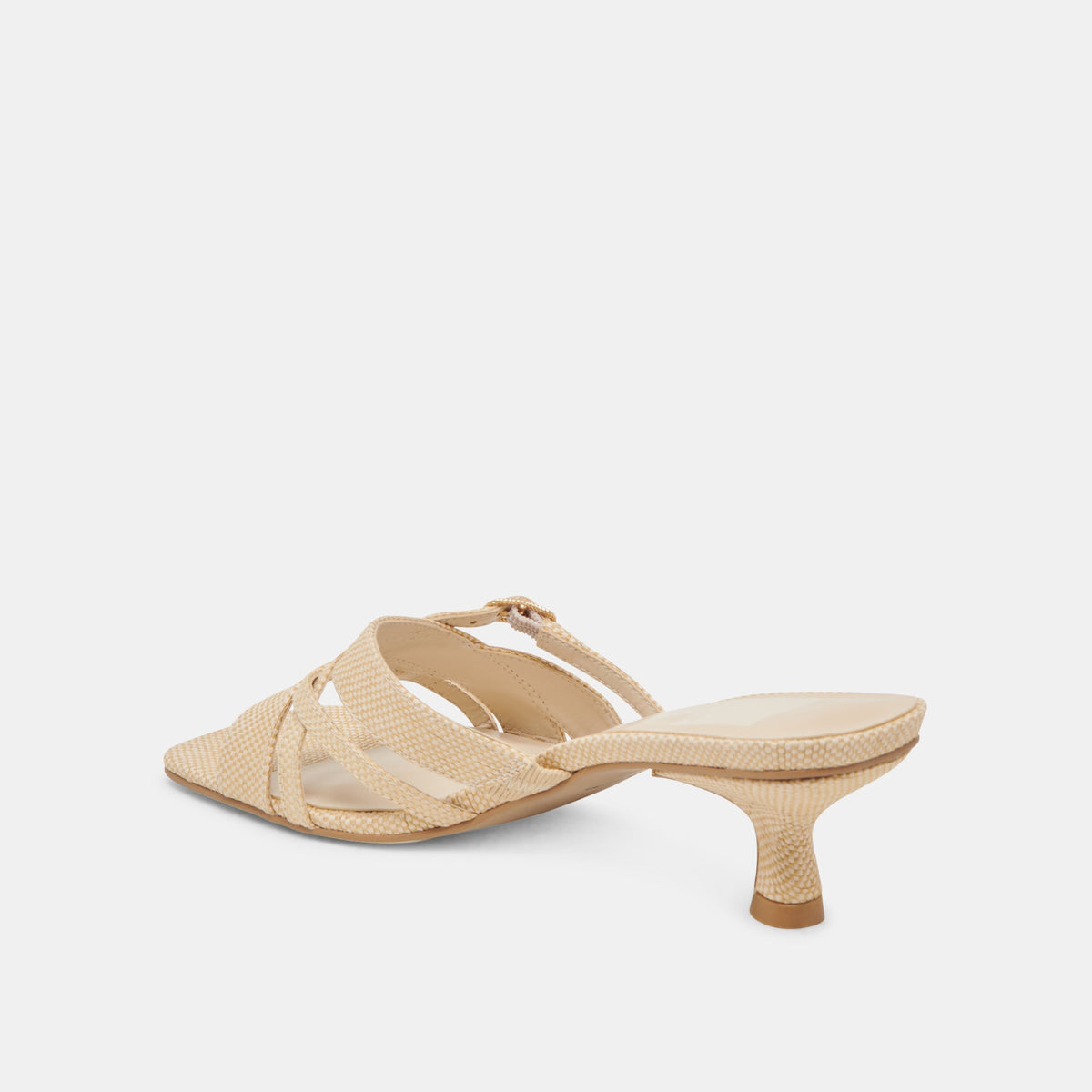 BRYANT HEELS NATURAL WOVEN RAFFIA | Dolce Vita