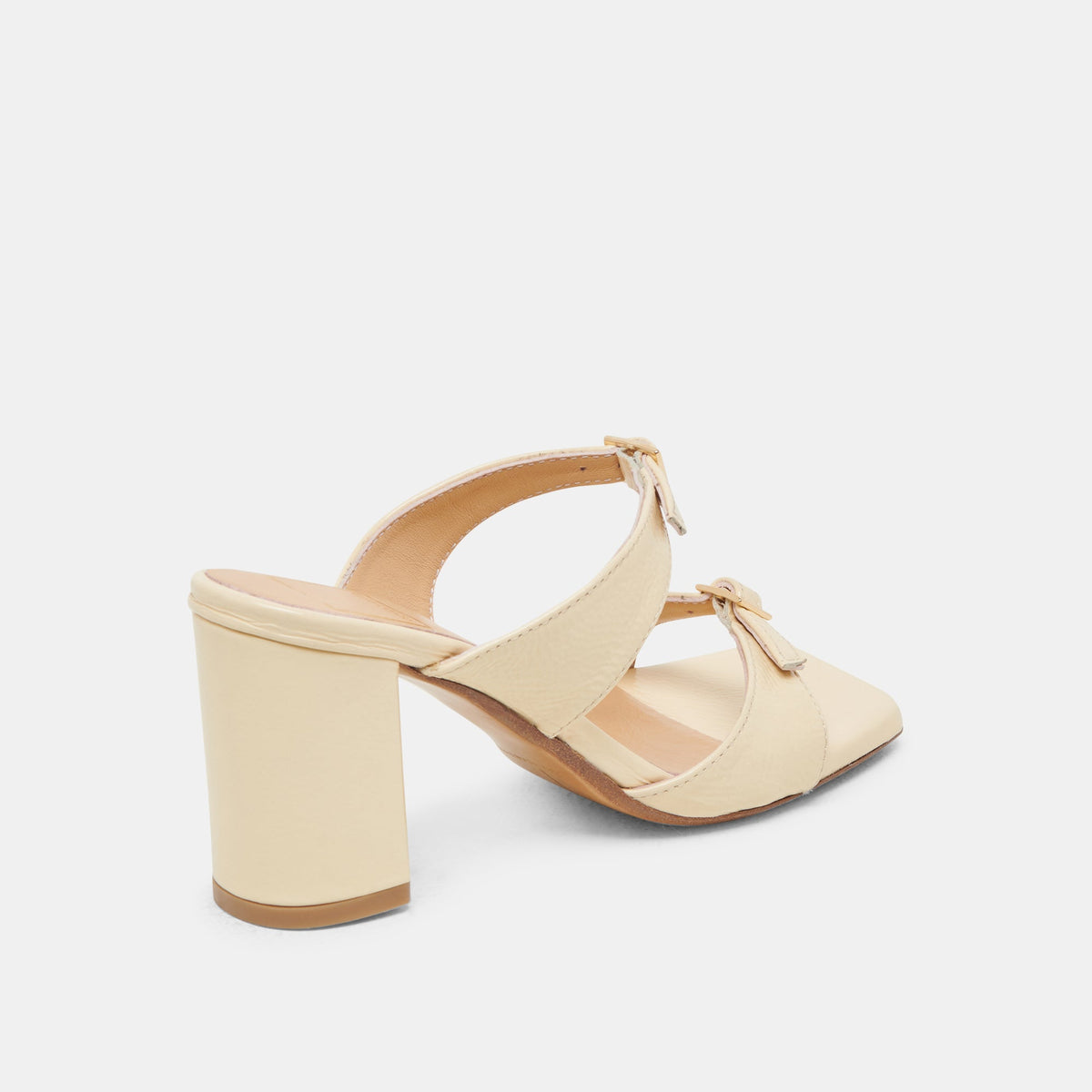 SHANE HEELS LIGHT YELLOW CRINKLE PATENT | Dolce Vita