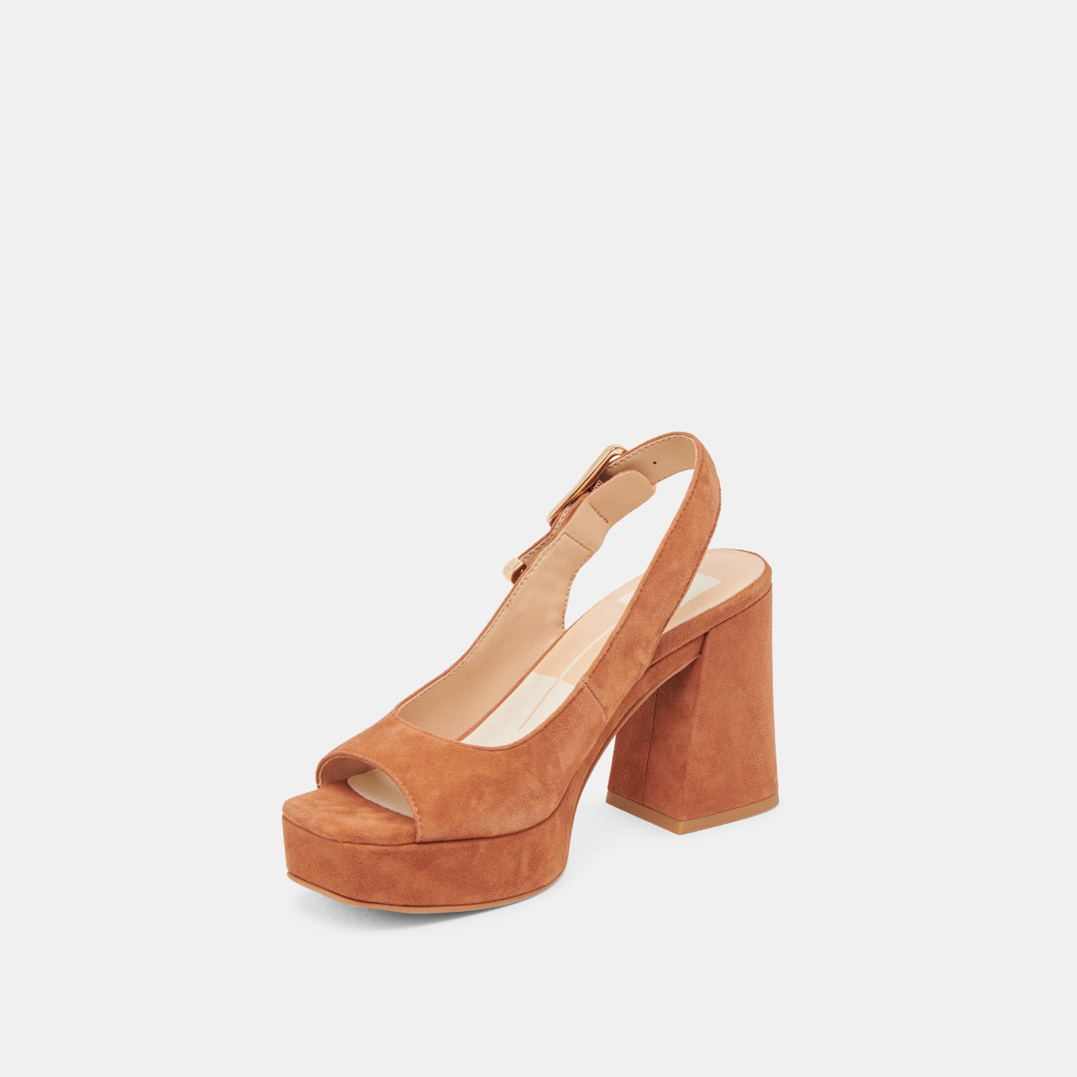 FLORES HEELS CARAMEL SUEDE | Dolce Vita