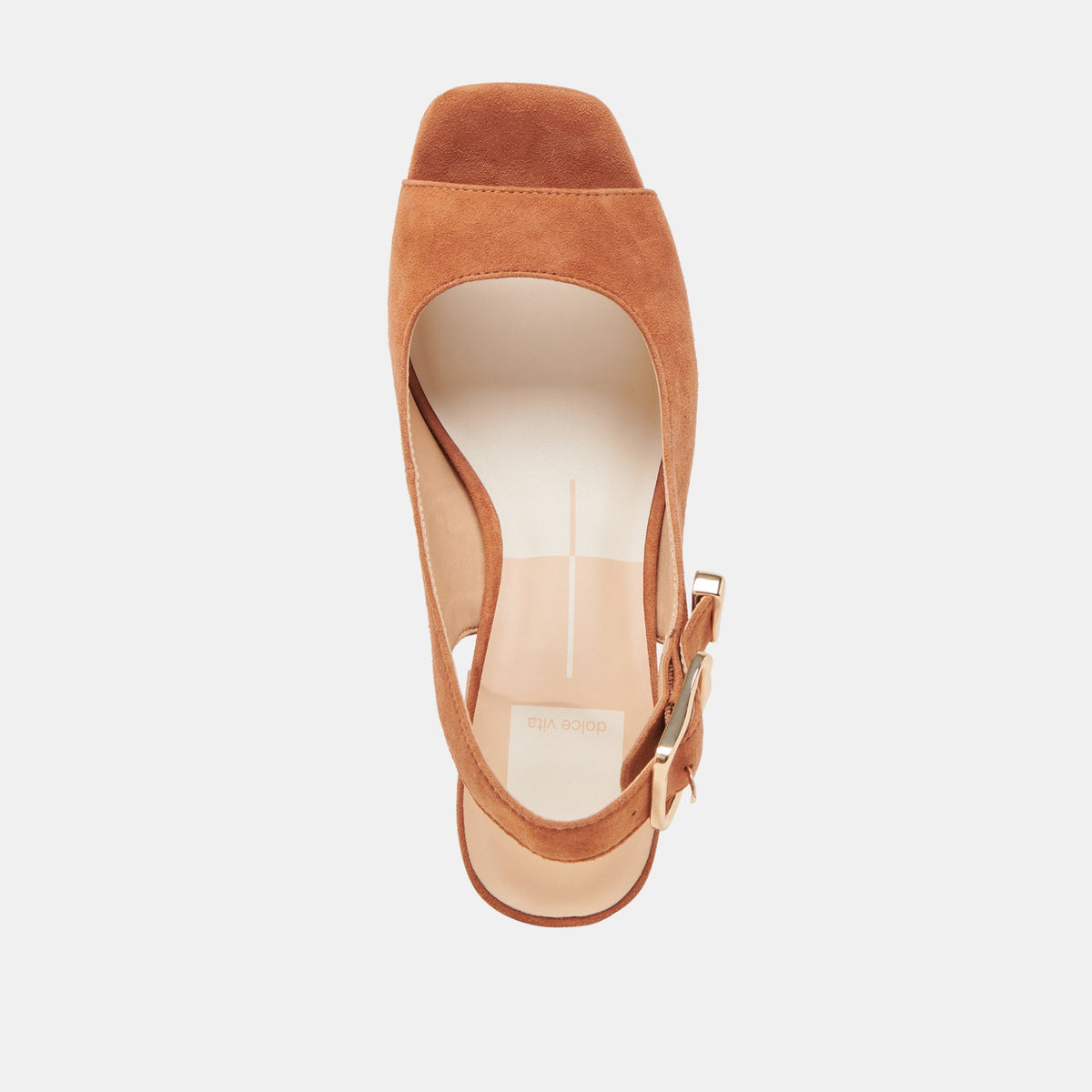 FLORES HEELS CARAMEL SUEDE | Dolce Vita