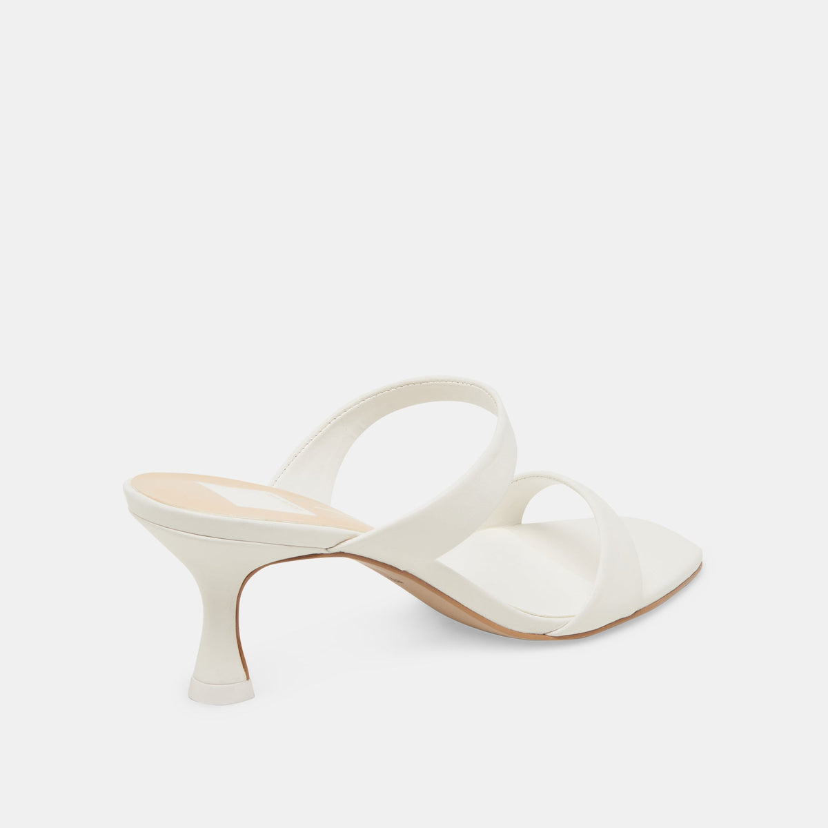 Genora White Leather Heels | Dolce Vita
