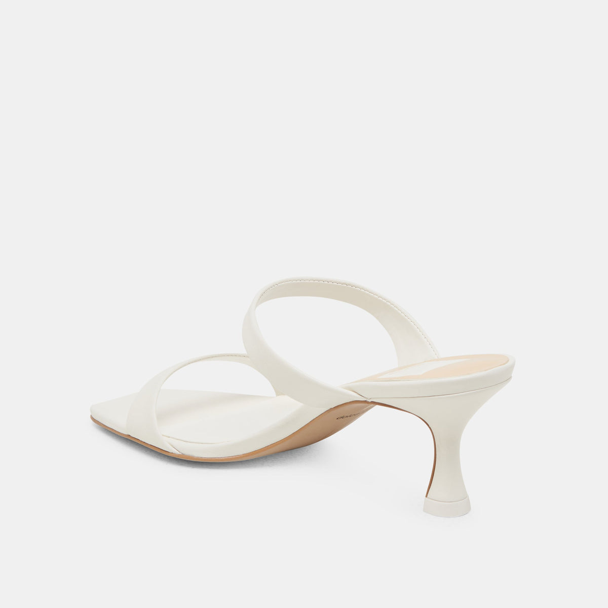 Genora White Leather Heels | Dolce Vita