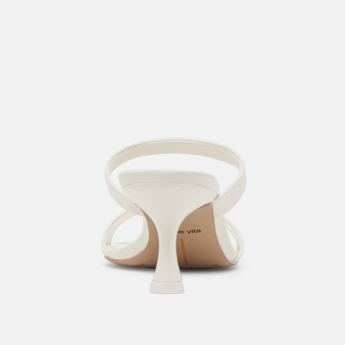 Genora White Leather Heels | Dolce Vita