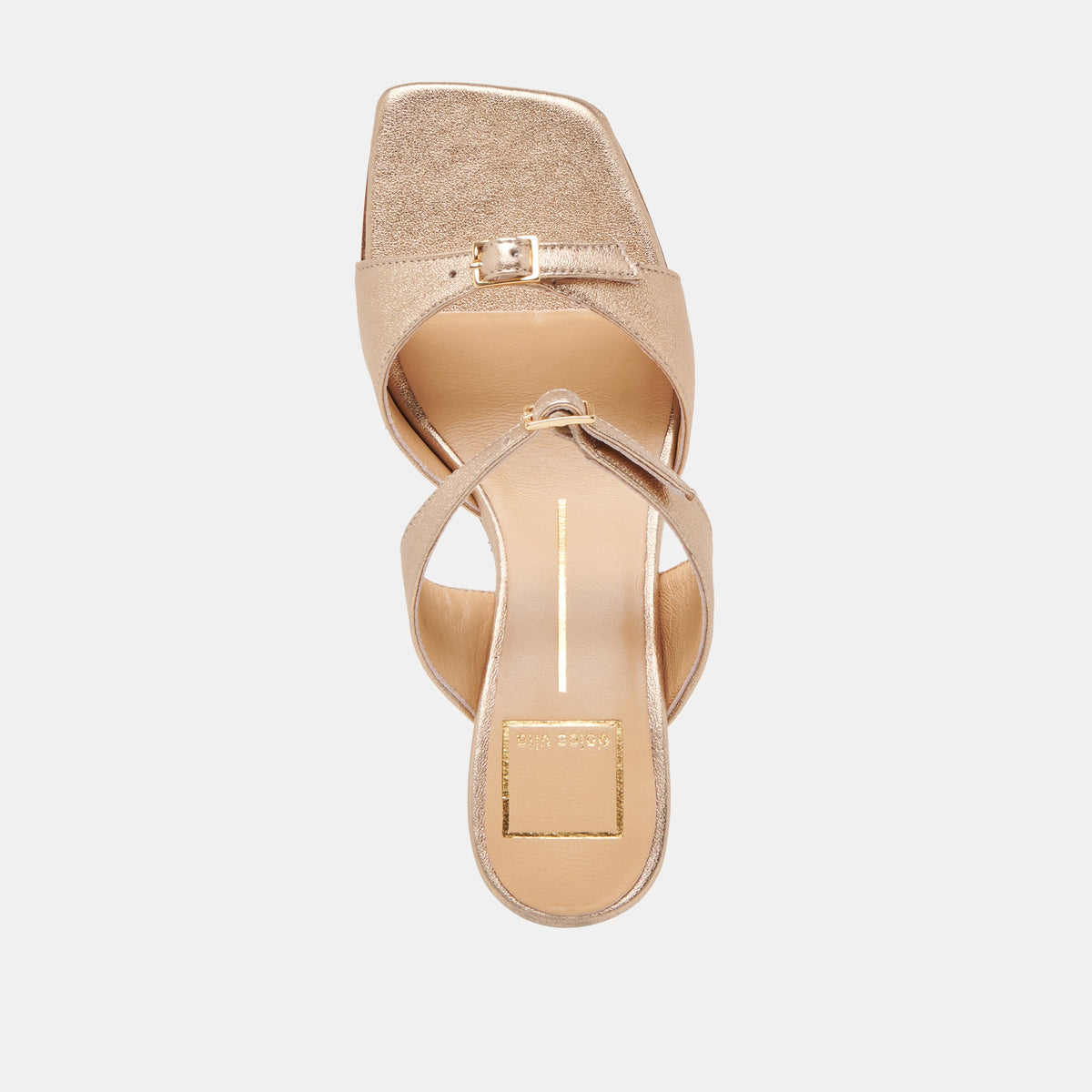 SHANE HEELS GOLD METALLIC LEATHER | Dolce Vita