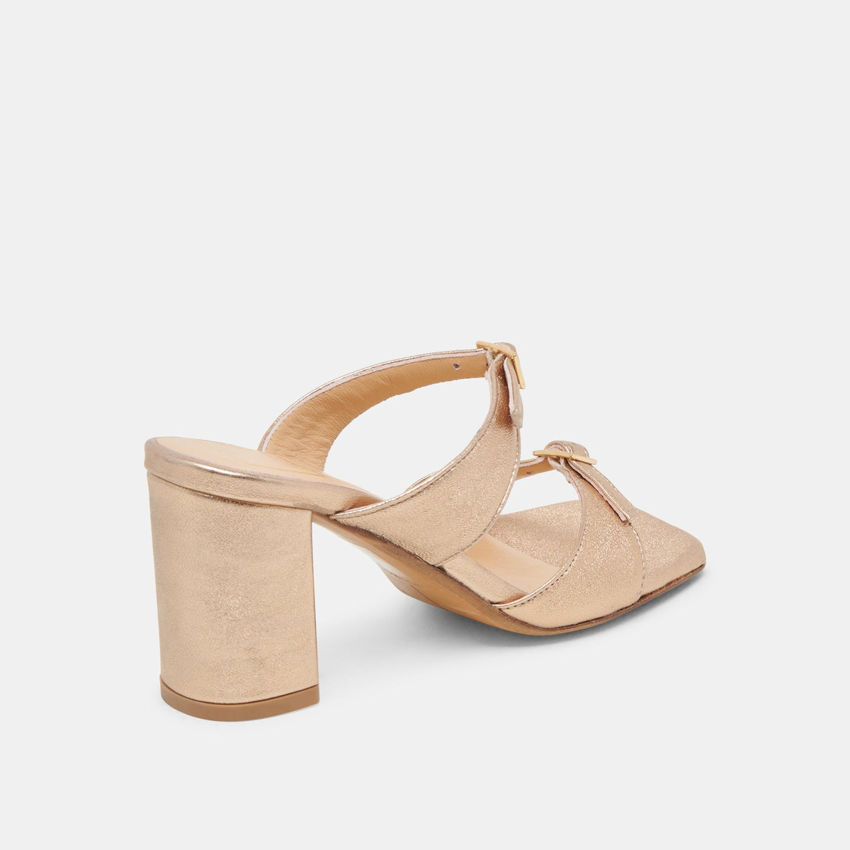 SHANE HEELS GOLD METALLIC LEATHER | Dolce Vita