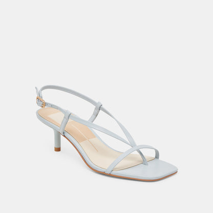 LAURY HEELS ICE BLUE LEATHER | Dolce Vita