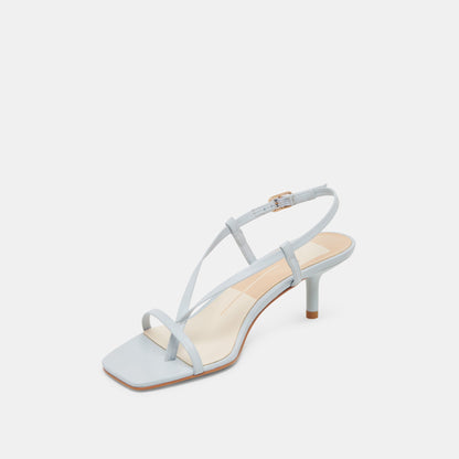 LAURY HEELS ICE BLUE LEATHER | Dolce Vita