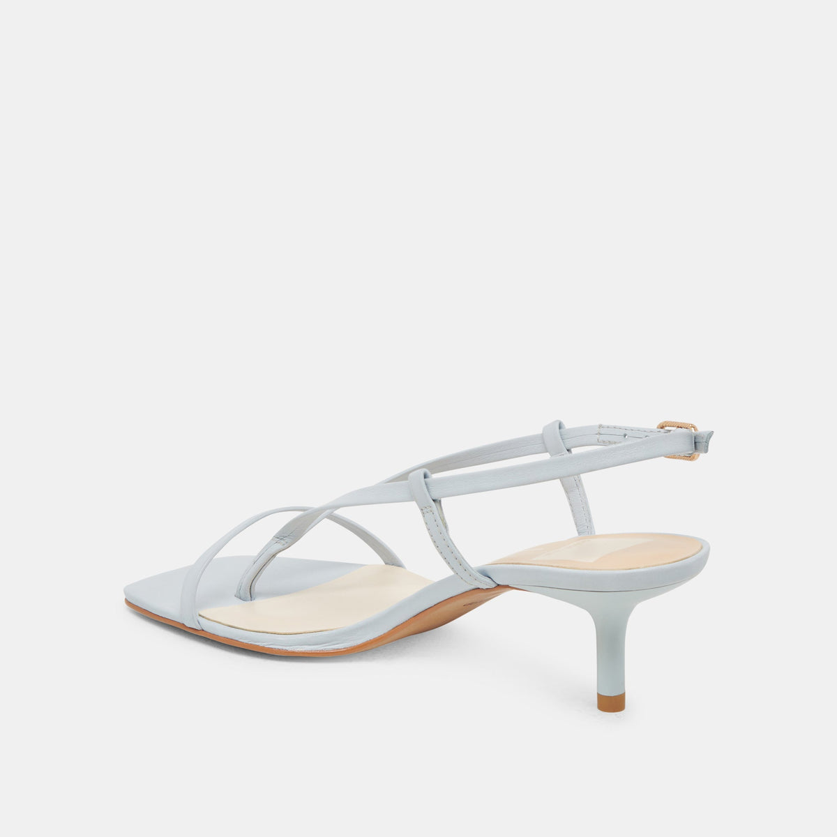 LAURY HEELS ICE BLUE LEATHER | Dolce Vita