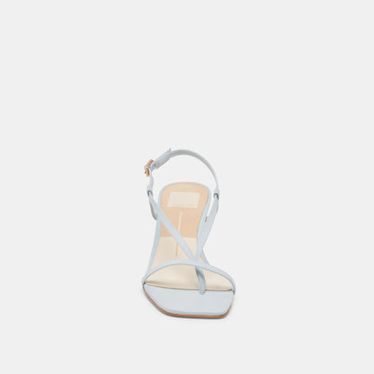 LAURY HEELS ICE BLUE LEATHER | Dolce Vita