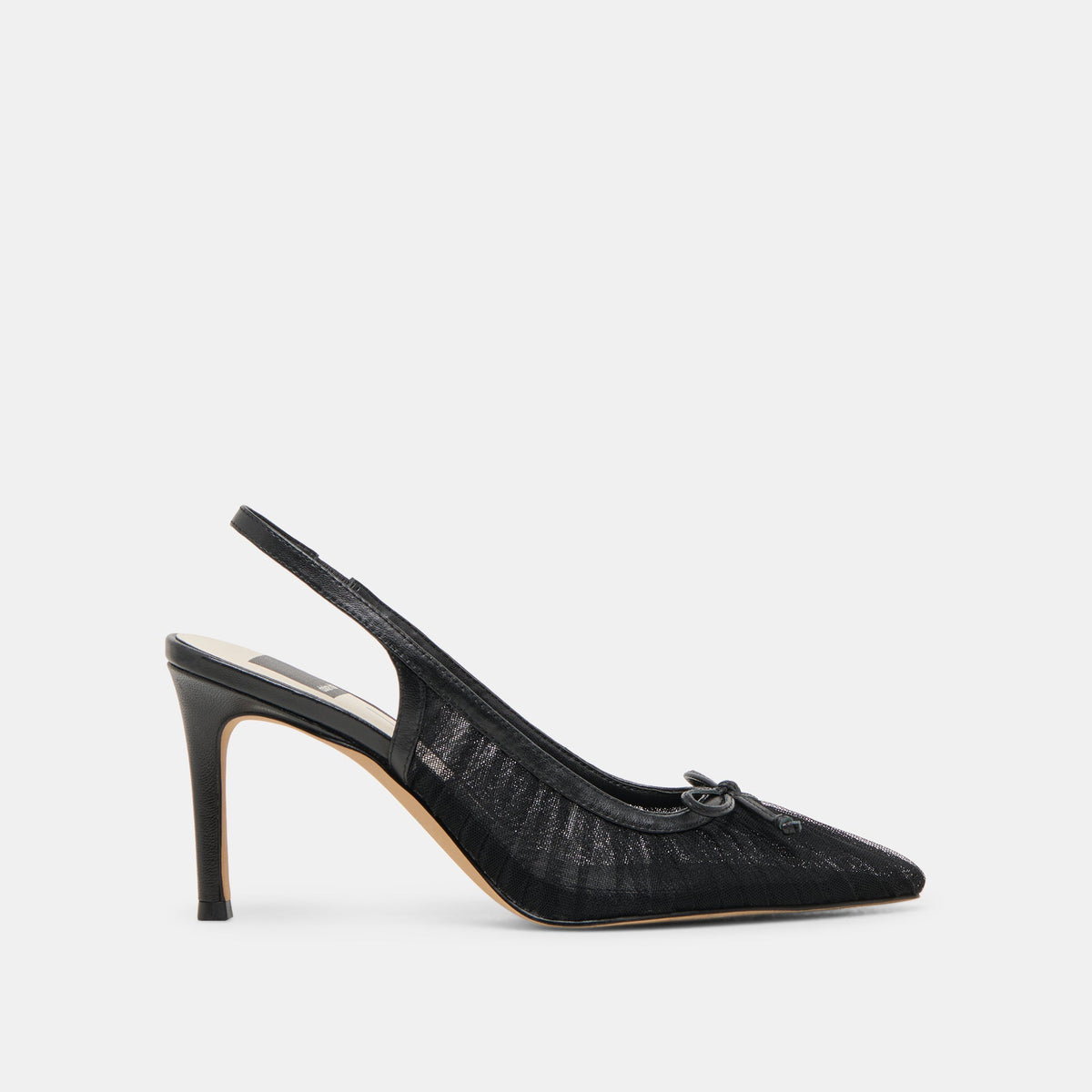 Yela Black Tulle Heels | Dolce Vita