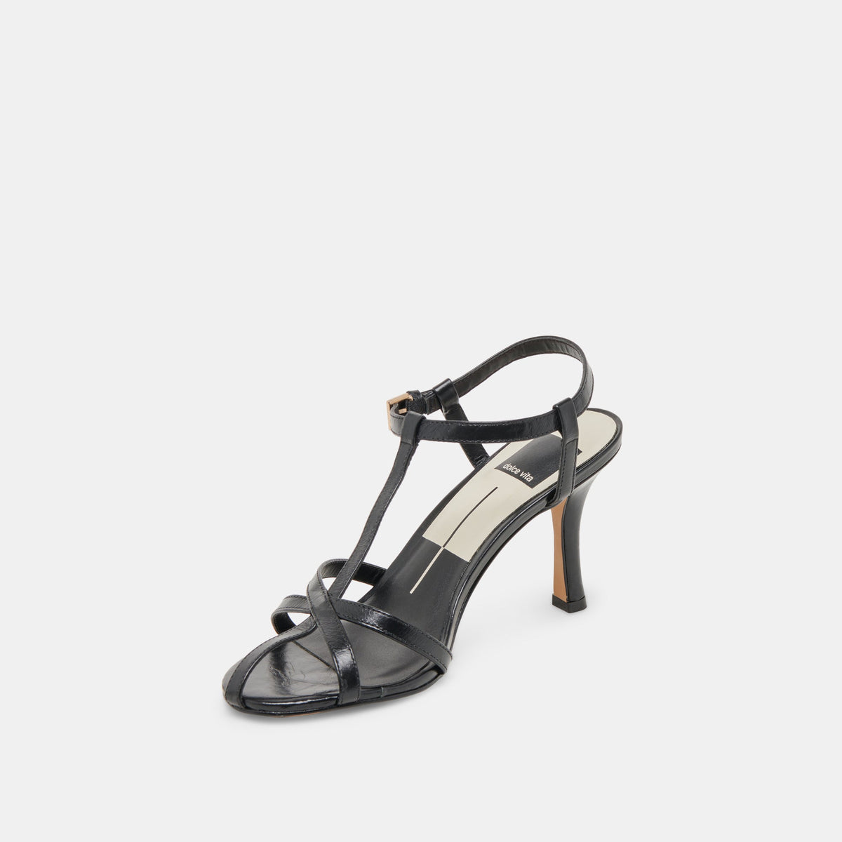 LIANE HEELS MIDNIGHT CRINKLE PATENT | Dolce Vita