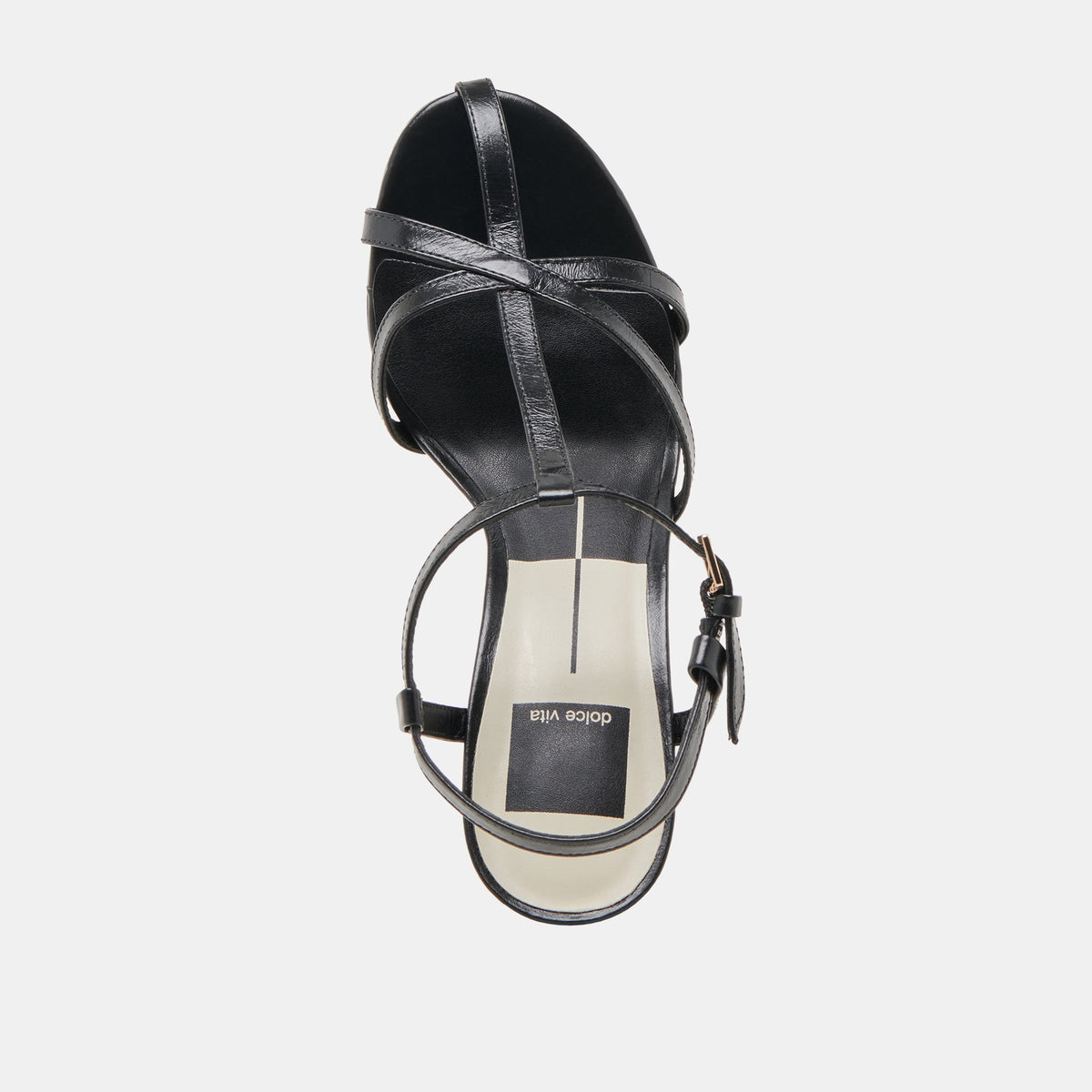 LIANE HEELS MIDNIGHT CRINKLE PATENT | Dolce Vita