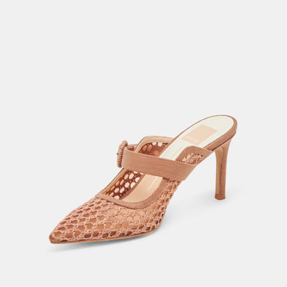 KEEKEE HEELS SADDLE WOVEN RAFFIA | Dolce Vita