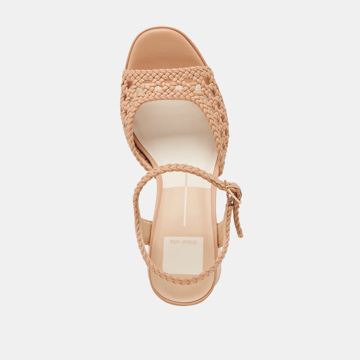 PEYTEN WIDE HEELS CAFE WOVEN STELLA | Dolce Vita