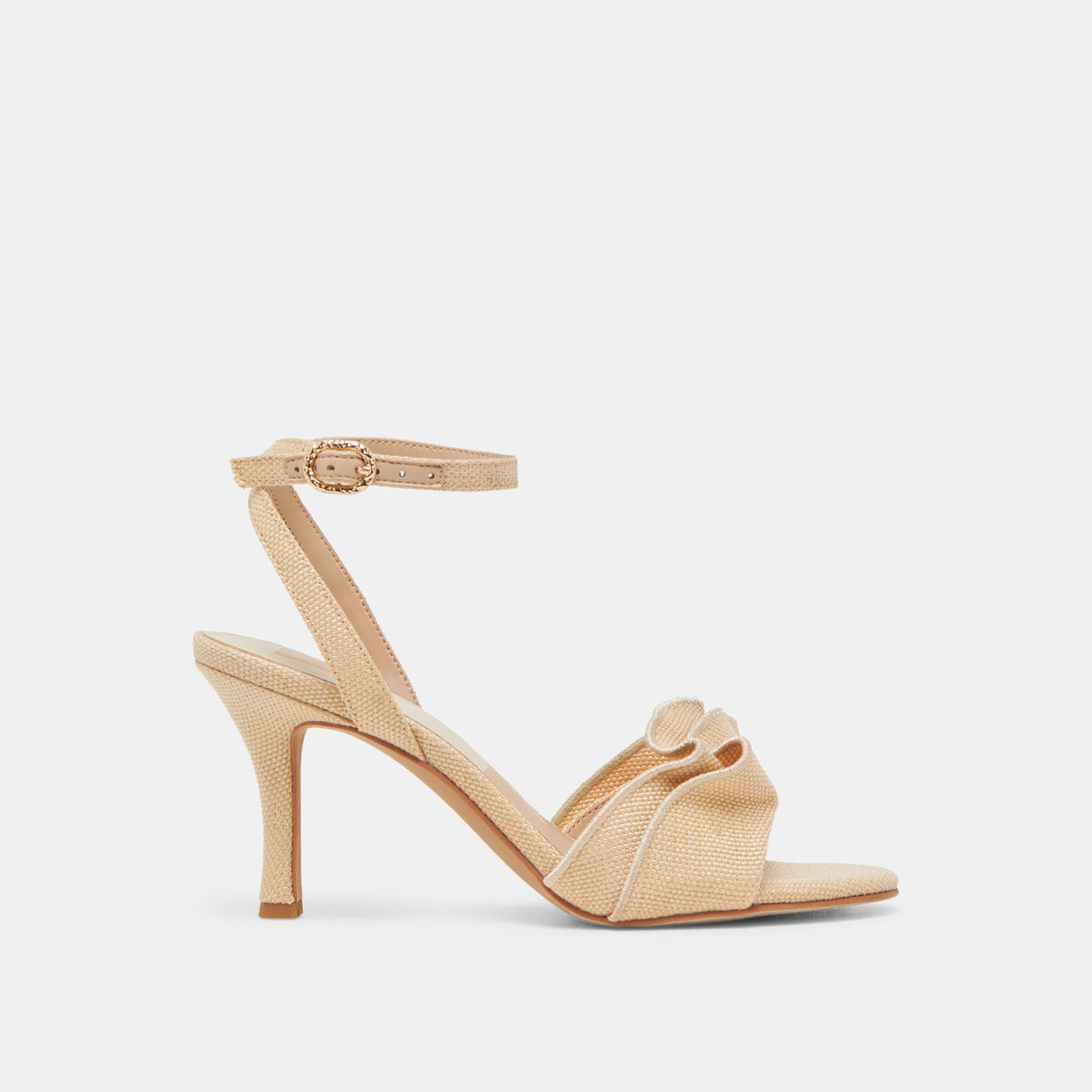 LUNETE HEELS LT NATURAL WOVEN RAFFIA | Dolce Vita