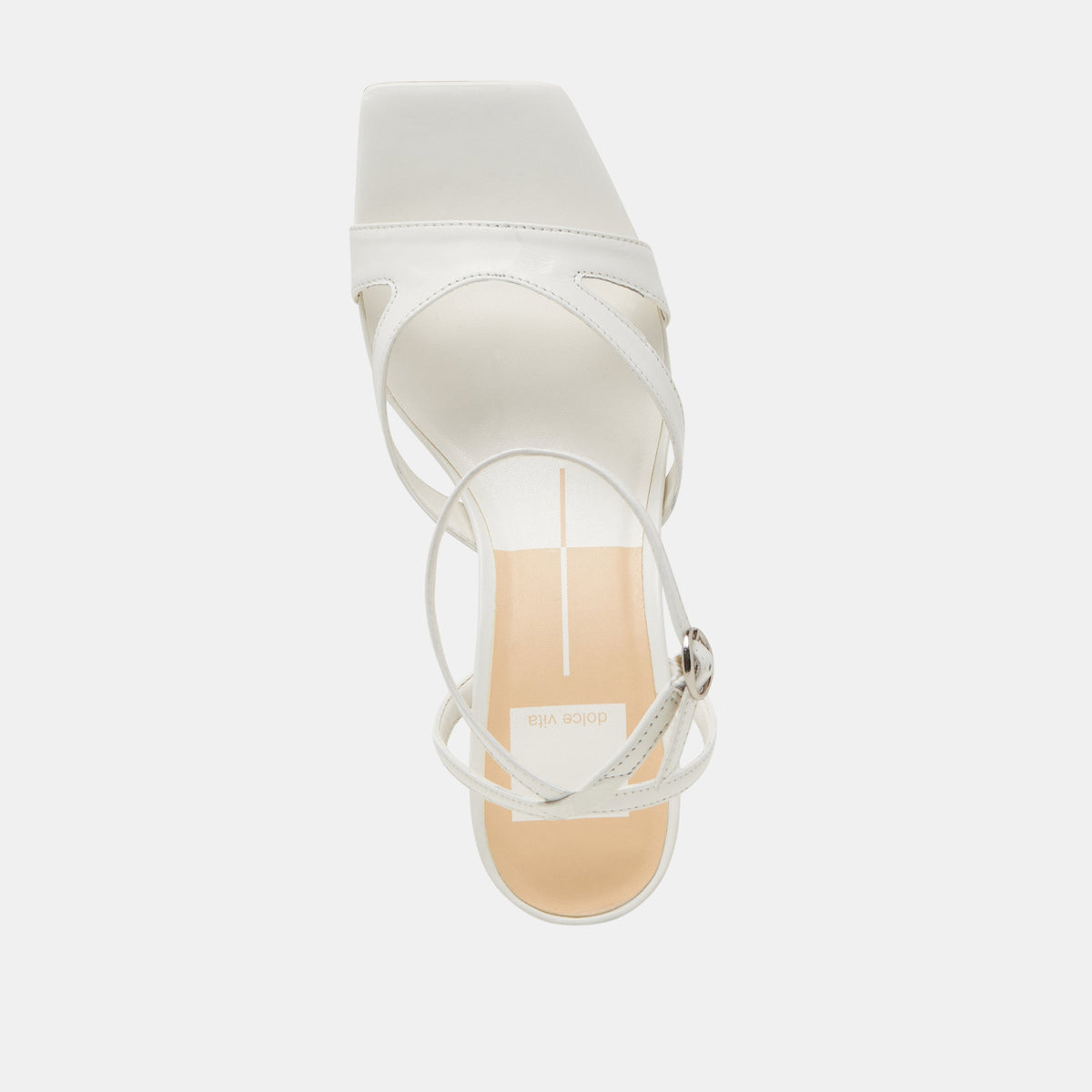 BECKI HEELS TRUE WHITE LEATHER | Dolce Vita