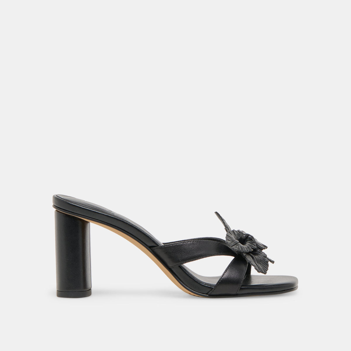 Nikil Black Leather Heels | Dolce Vita