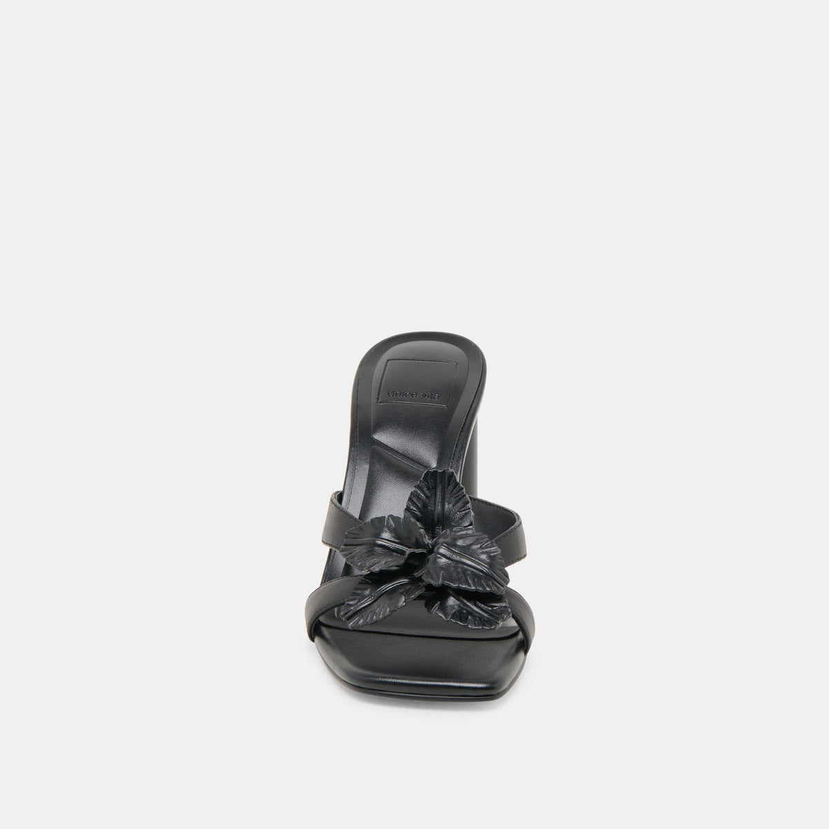 Nikil Black Leather Heels | Dolce Vita