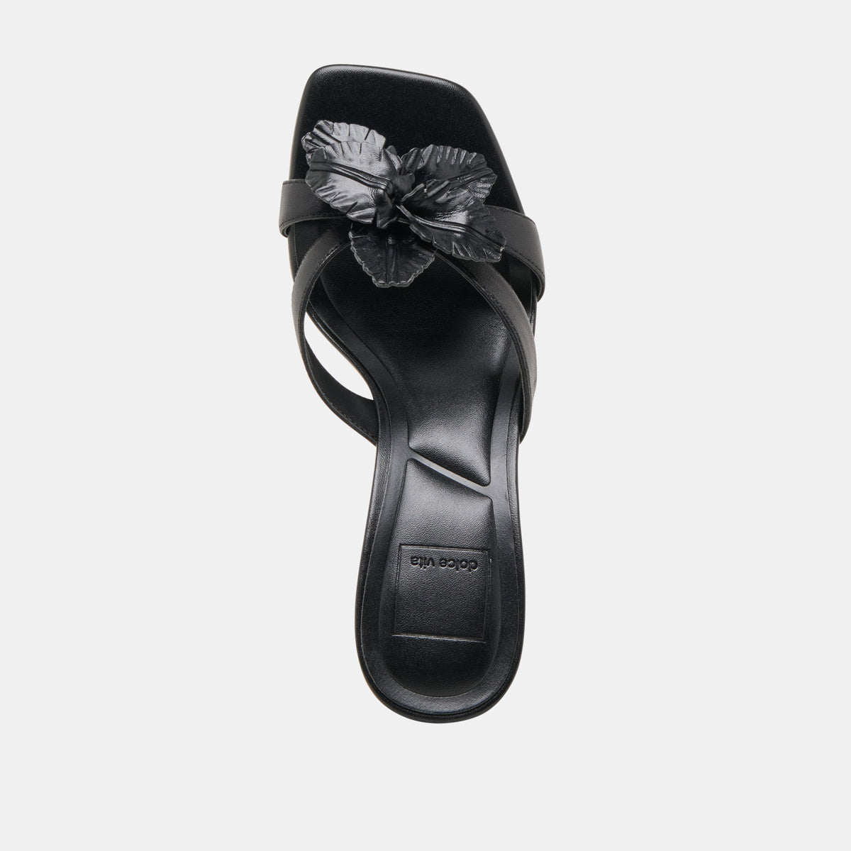 Nikil Black Leather Heels | Dolce Vita