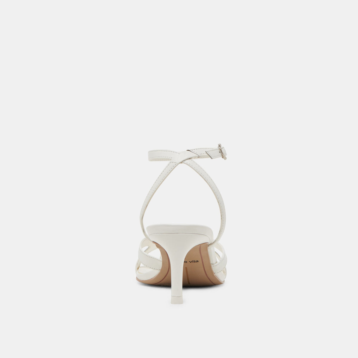 BECKI WIDE HEELS TRUE WHITE LEATHER | Dolce Vita