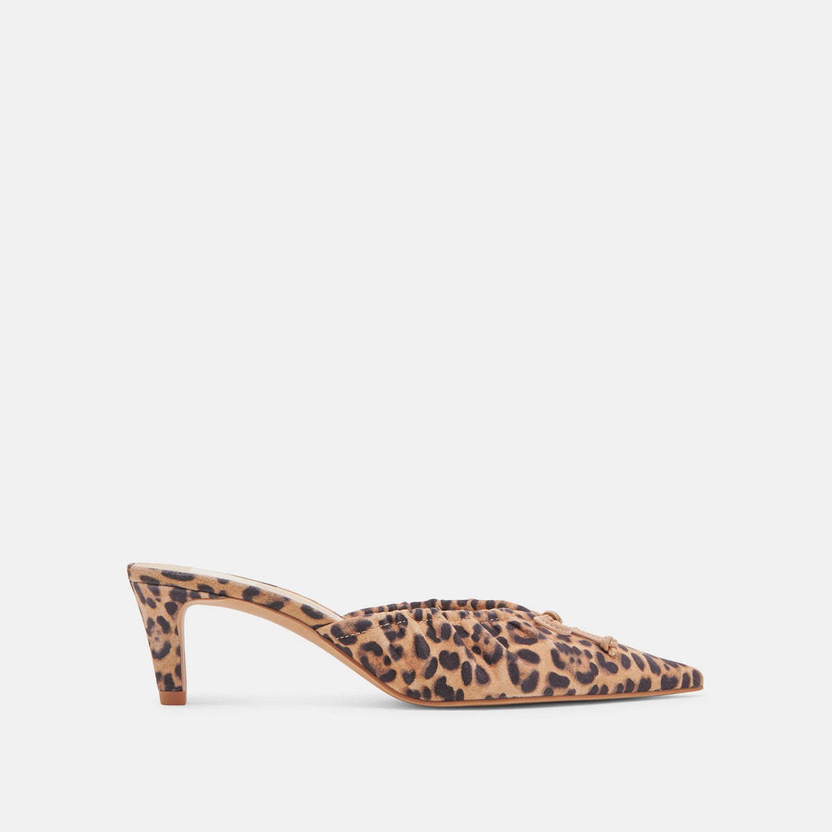 KAIRI MID HEELS DK LEOPARD SUEDE | Dolce Vita