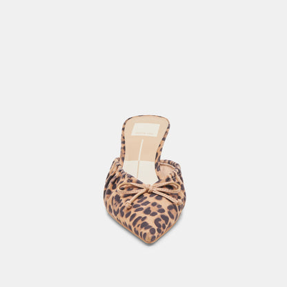 KAIRI MID HEELS DK LEOPARD SUEDE | Dolce Vita