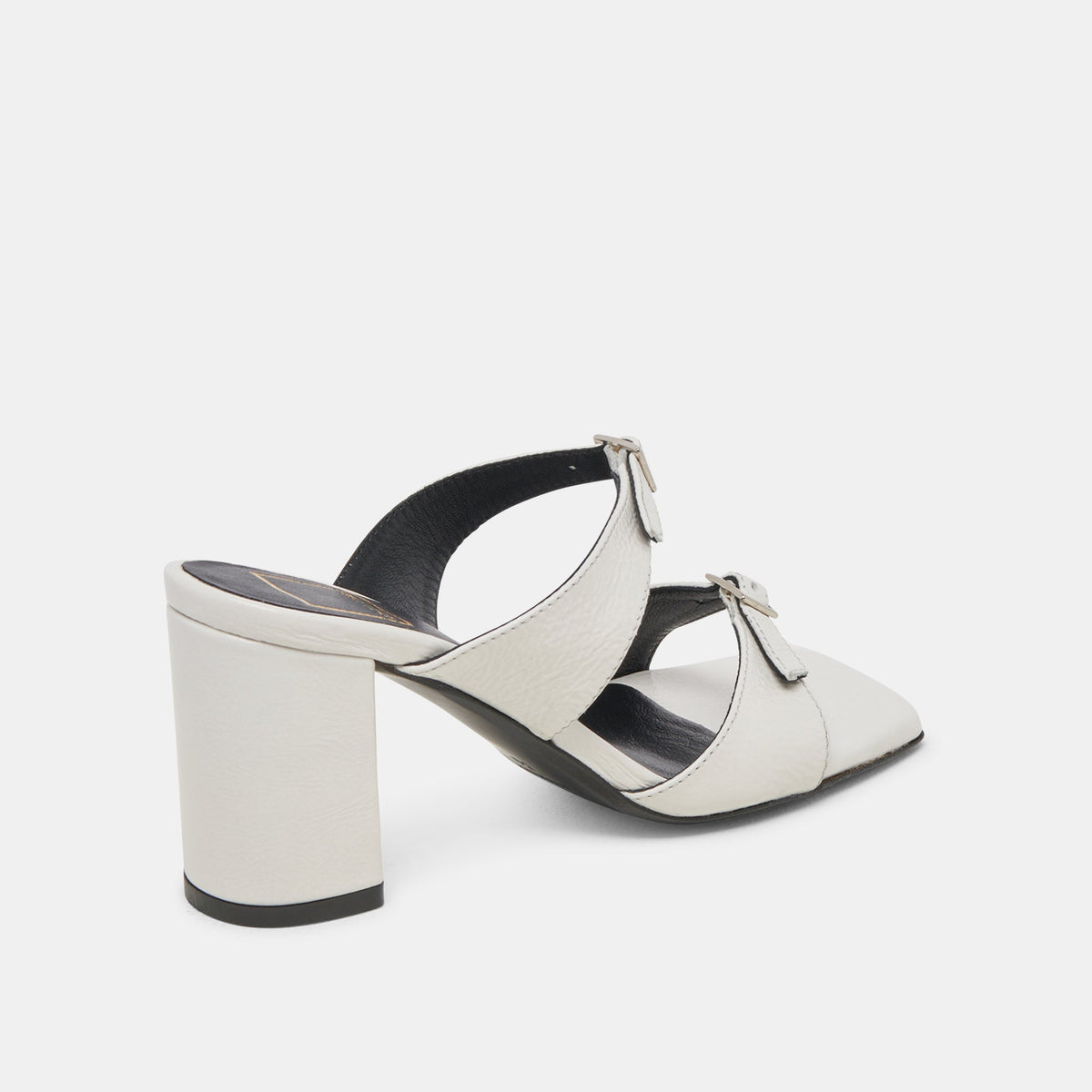 SHANE HEELS OFF WHITE CRINKLE PATENT | Dolce Vita