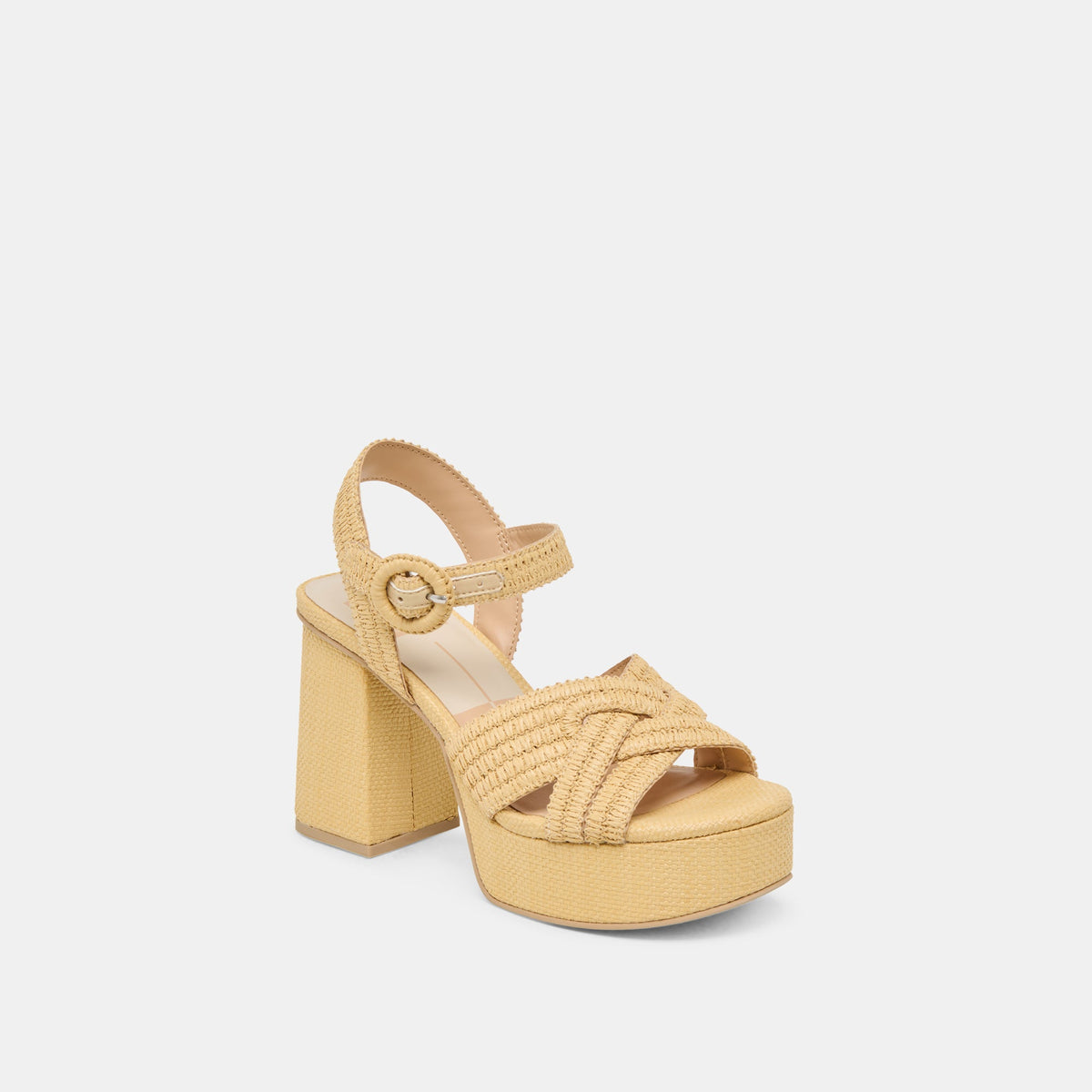 Bety Lt Natural Raffia Heels | Dolce Vita