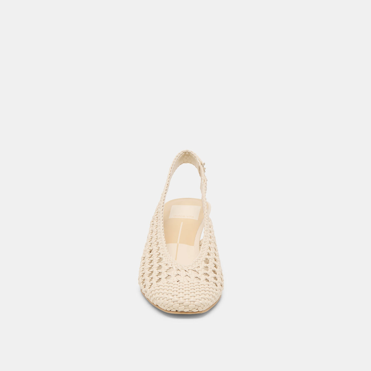 Fawne Creme Woven Stella Heels | Dolce Vita