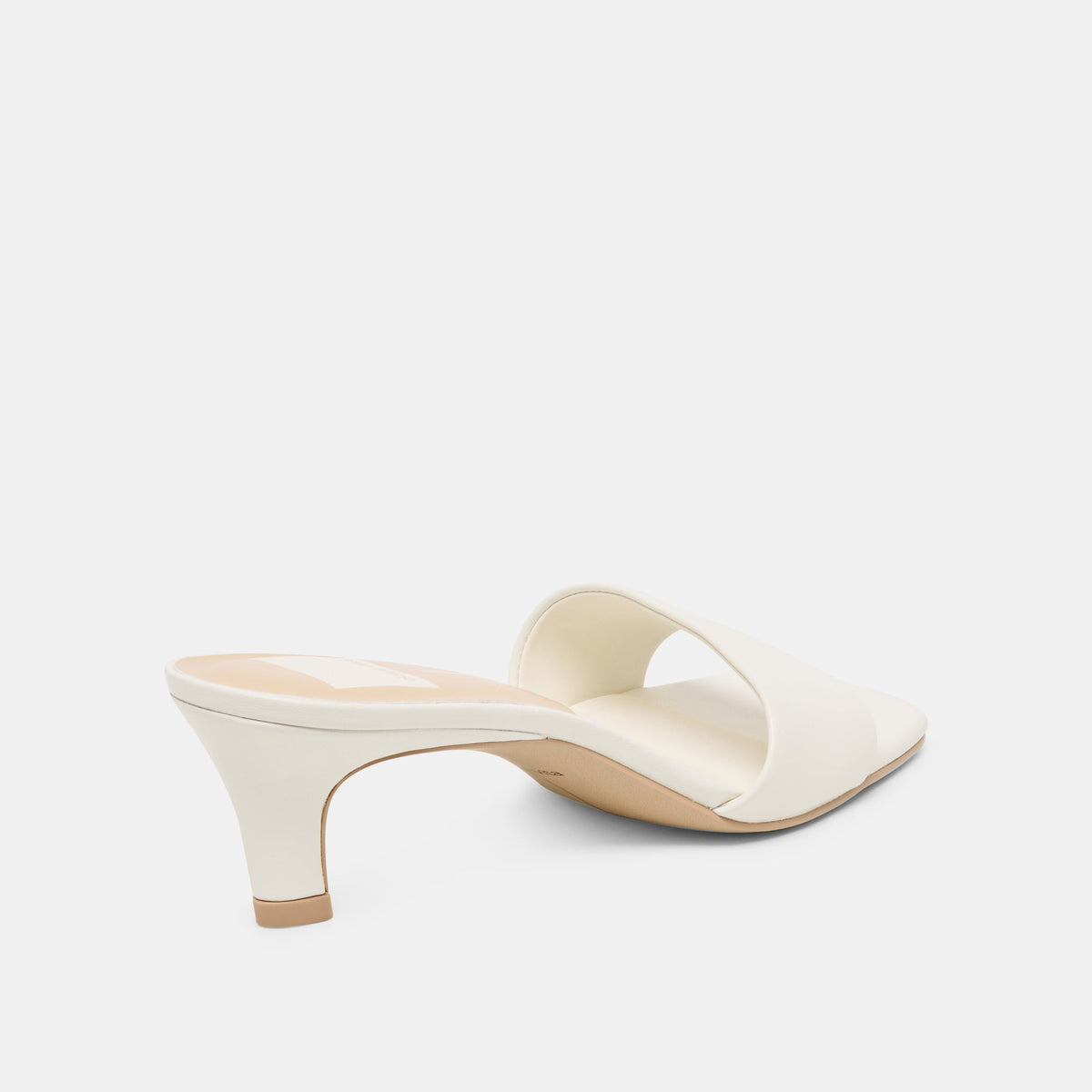 Rexa True White Leather Heels | Dolce Vita