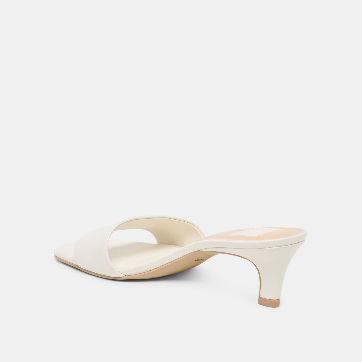 Rexa True White Leather Heels | Dolce Vita