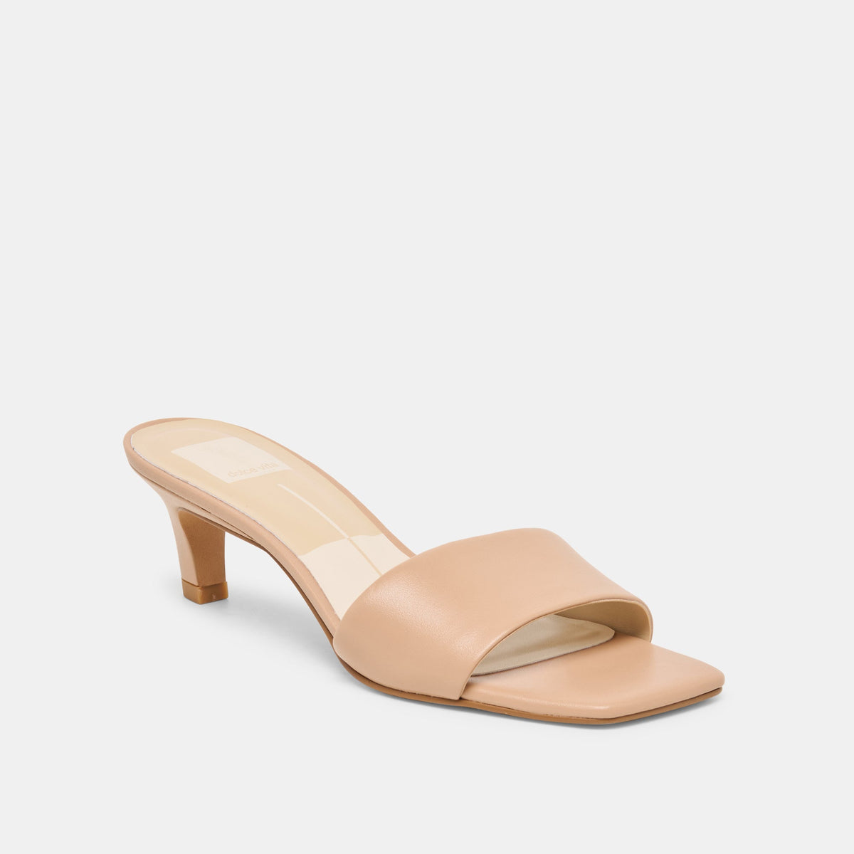 Rexa Light Tan Leather Heels | Dolce Vita