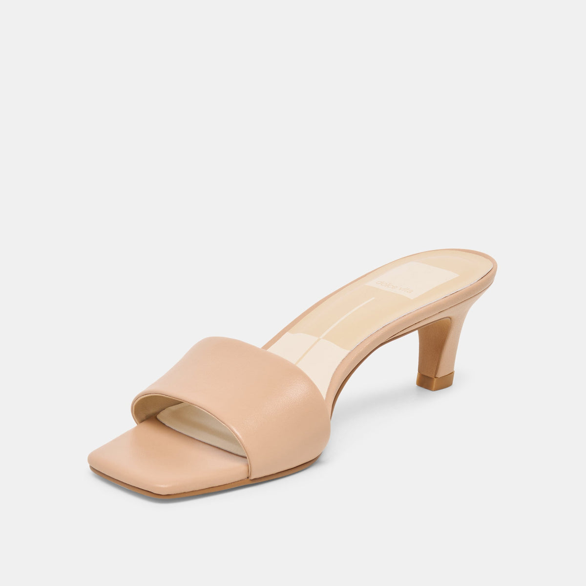 Rexa Light Tan Leather Heels | Dolce Vita
