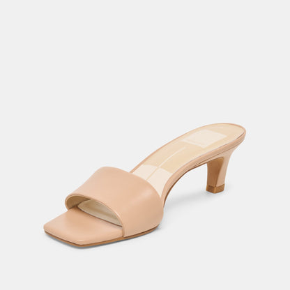 Rexa Light Tan Leather Heels | Dolce Vita