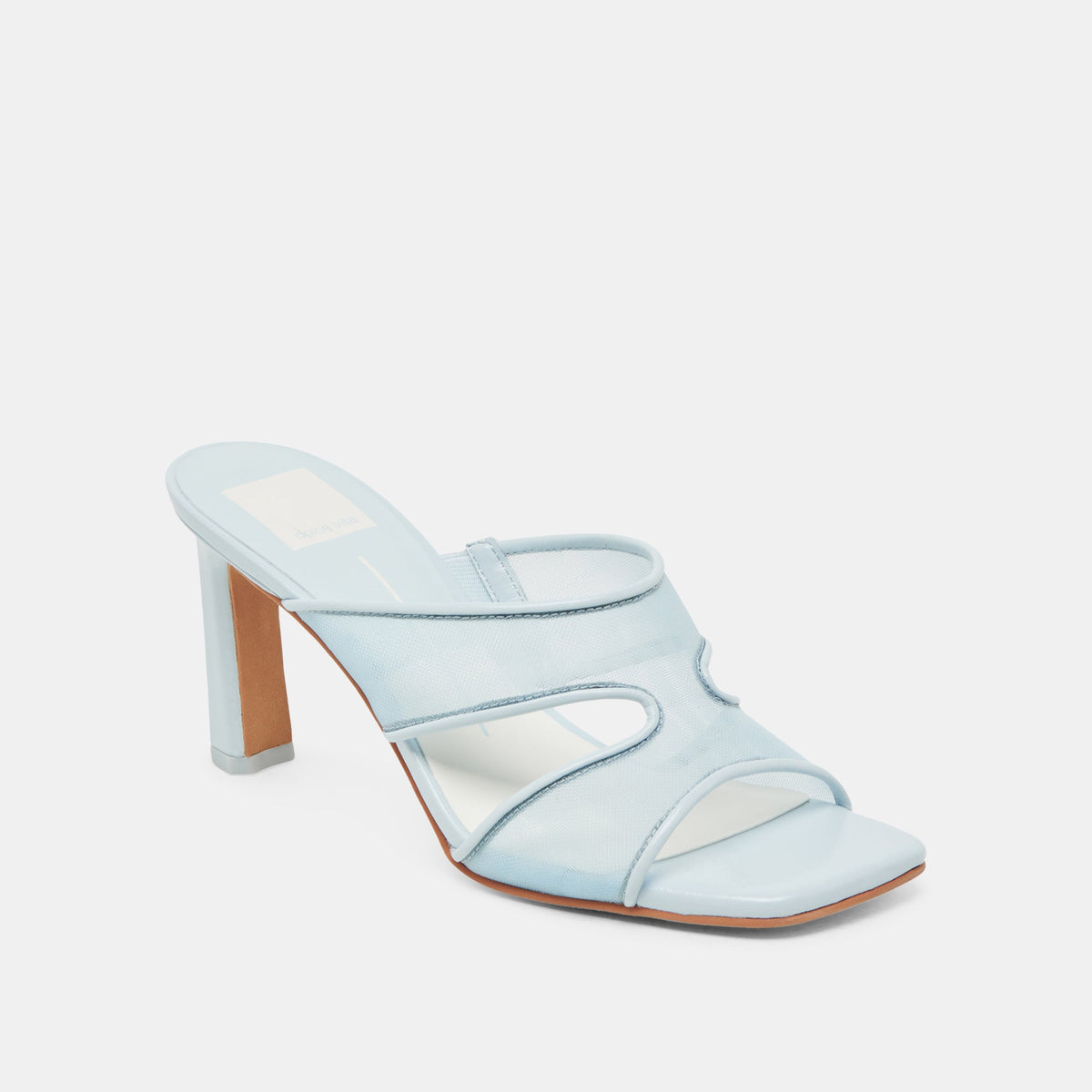 Gitel Ice Blue Mesh Heels | Dolce Vita