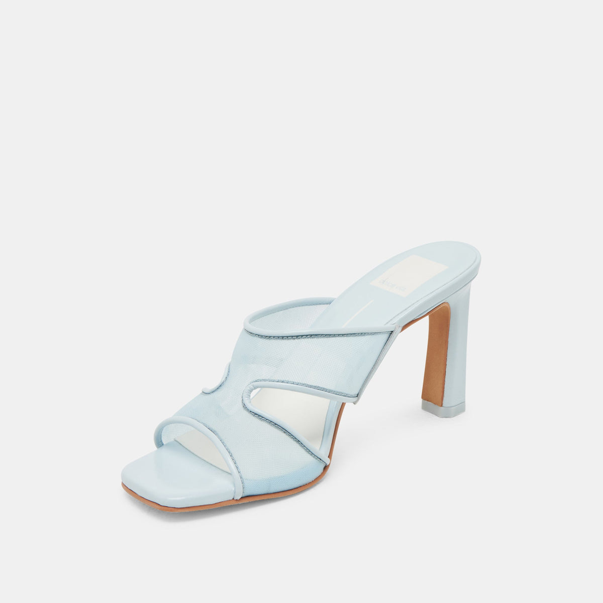 Gitel Ice Blue Mesh Heels | Dolce Vita