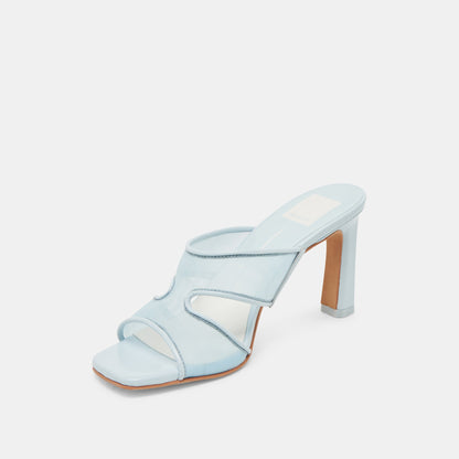Gitel Ice Blue Mesh Heels | Dolce Vita