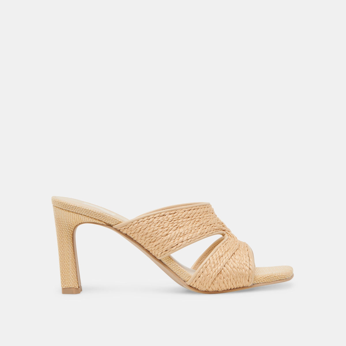 Gitel Lt Natural Raffia Heels | Dolce Vita