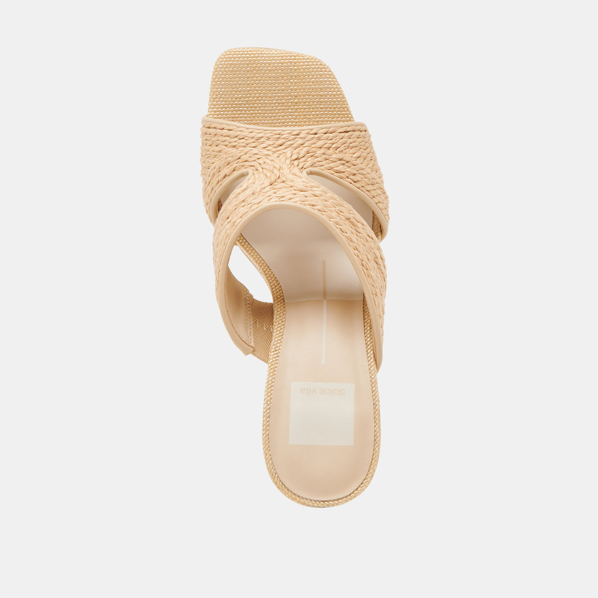 Gitel Lt Natural Raffia Heels | Dolce Vita