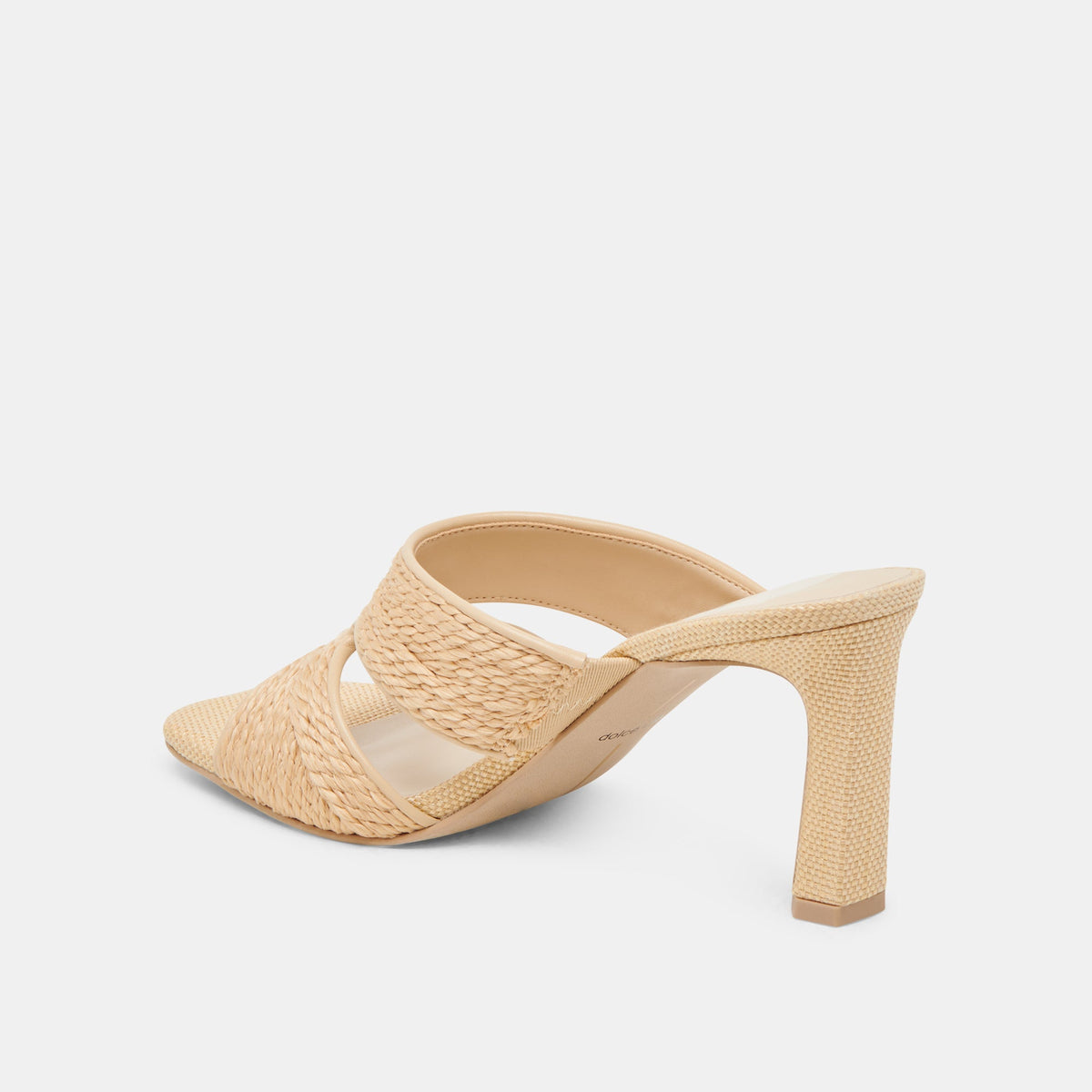 Gitel Lt Natural Raffia Heels | Dolce Vita