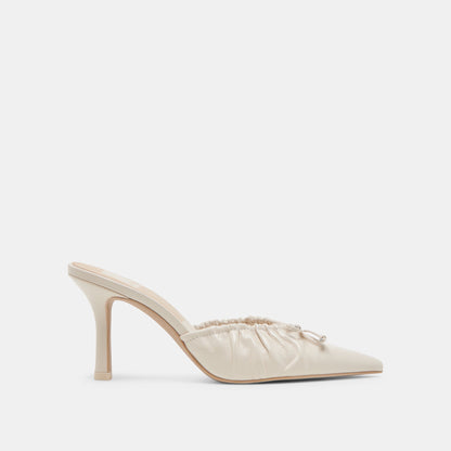 KAIRI HEELS IVORY CRINKLE PATENT | Dolce Vita