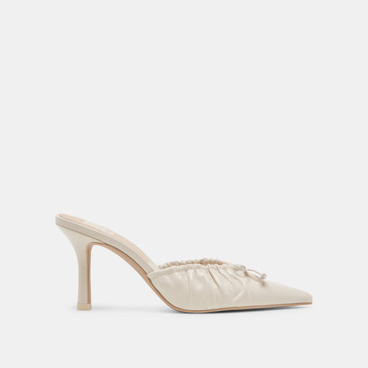 KAIRI HEELS IVORY CRINKLE PATENT | Dolce Vita