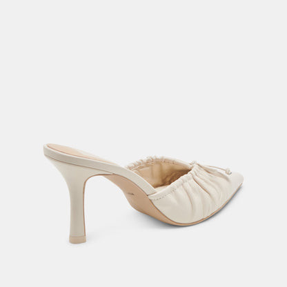 KAIRI HEELS IVORY CRINKLE PATENT | Dolce Vita