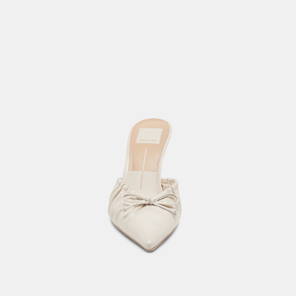 KAIRI HEELS IVORY CRINKLE PATENT | Dolce Vita